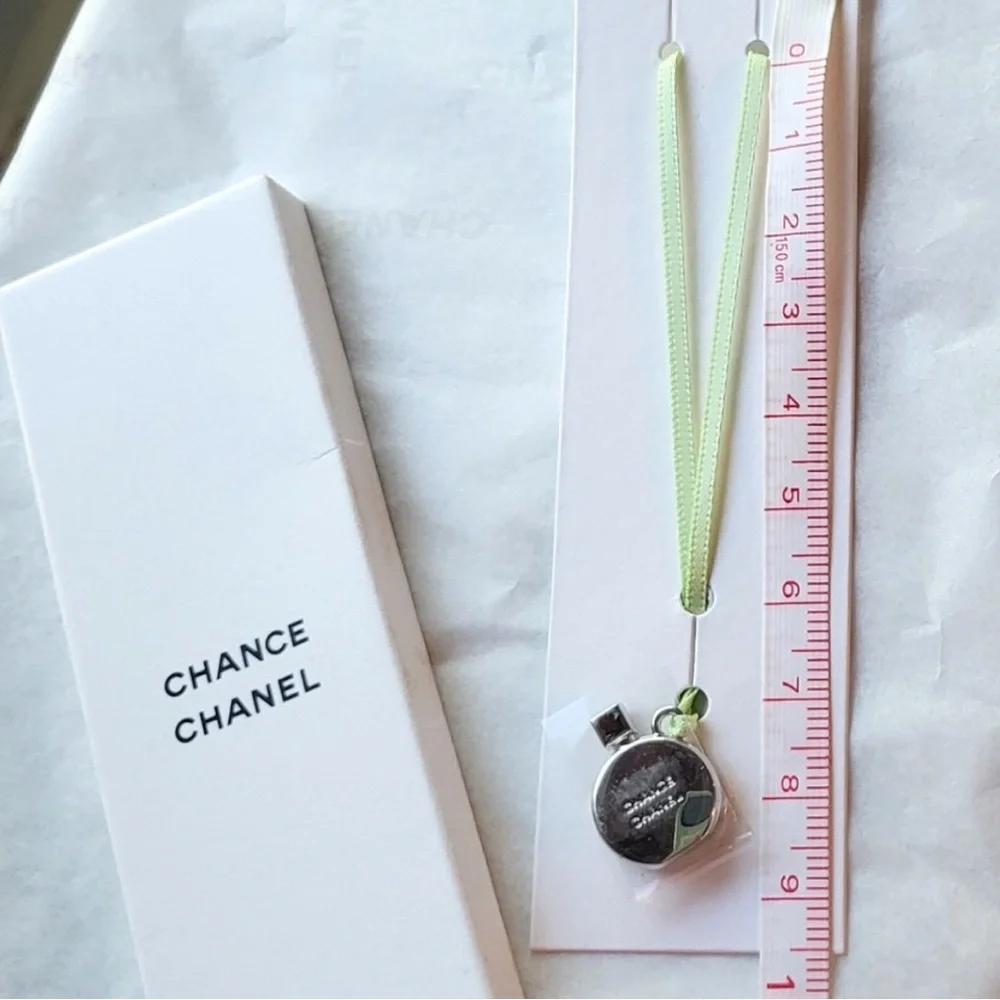 New Chanel Chance Charm with Green Ribbon